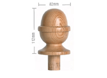 Half newel cap