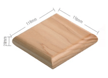 Half newel cap