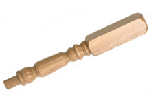Half newel post