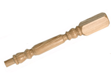 Half newel post