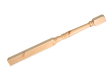 Half newel post