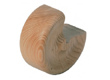 Wall handrail end scroll