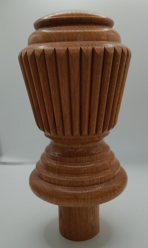 Half Reeded Newel Cap