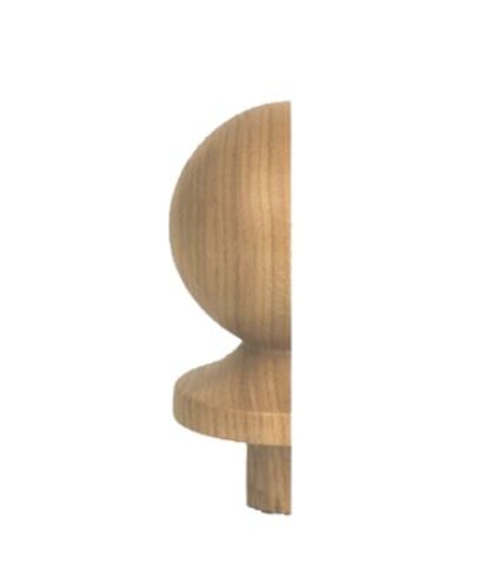 Half Ball Newel Cap 