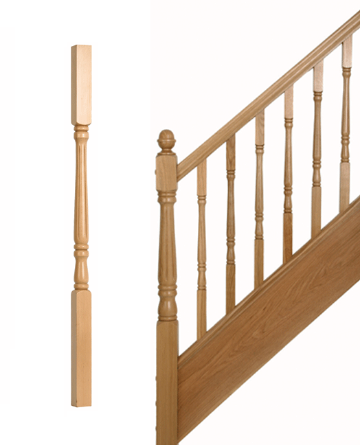 Fluted Georgian Spindle 