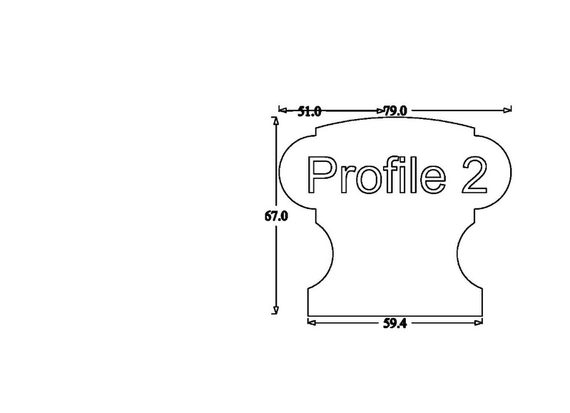 Handrail Profile 2 (79mm x 67mm) Ungrooved