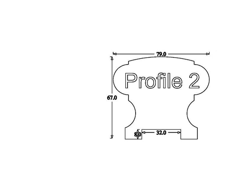 Handrail Profile 2 (79mm x 67mm) 32mm Groove