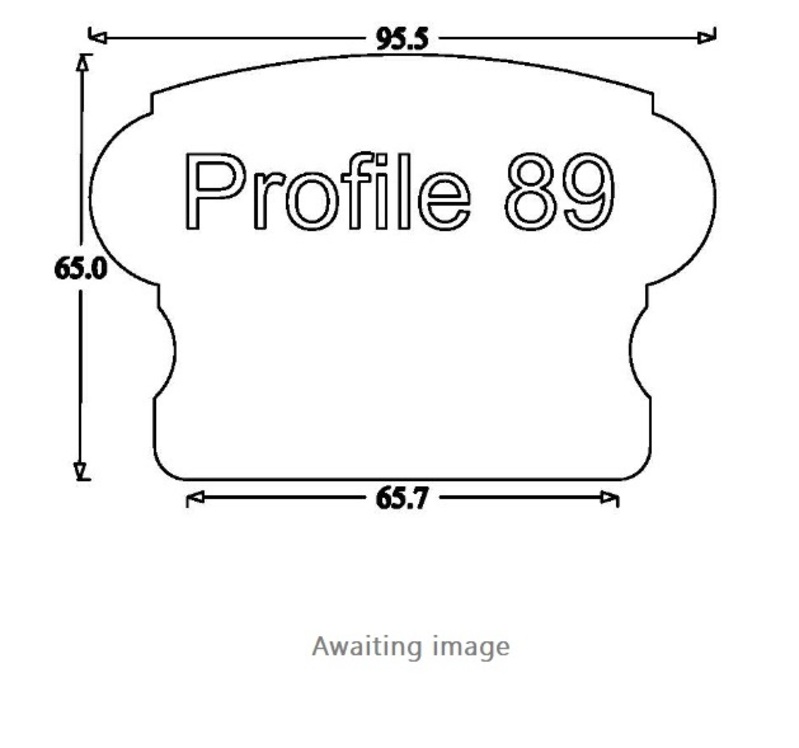 Profile Handrail No. 89 Horizontal  Up Ramp