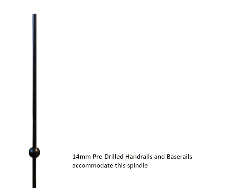 Iron Black Orb Round Spindle - Landing