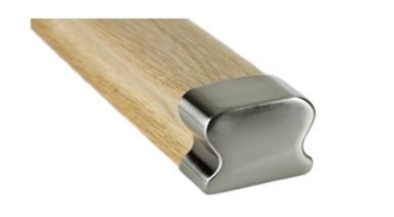 Low Profile Handrail End Cap - Brushed Nickel