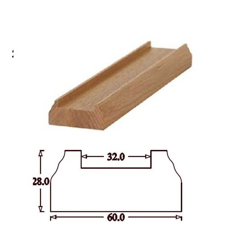 TBR Traditional Baserail (63mm x 28mm) 32mm Groove