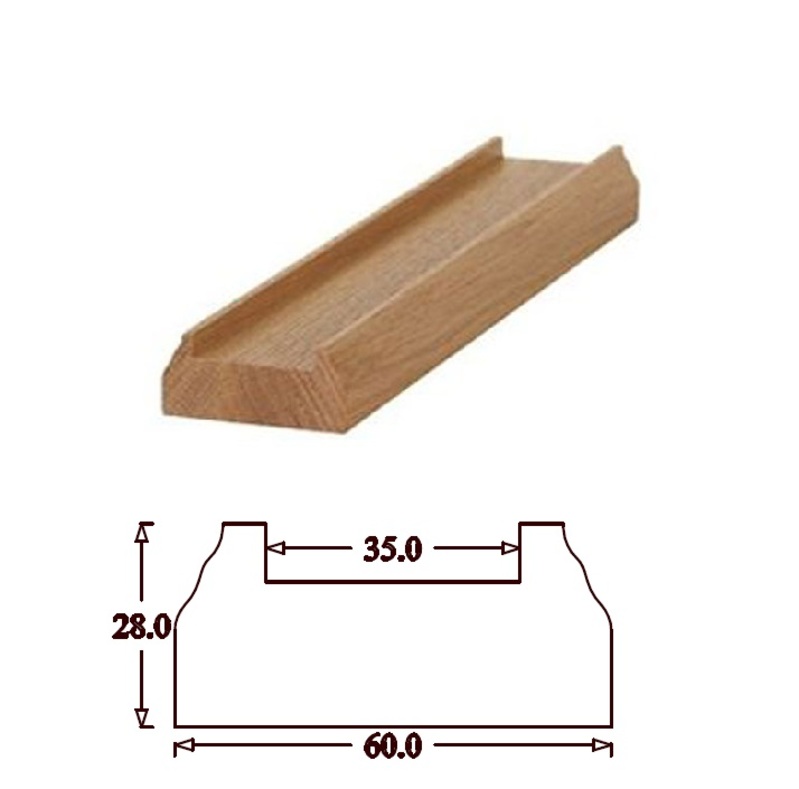 TBR Traditional Baserail (63mm x 28mm) 35mm Groove