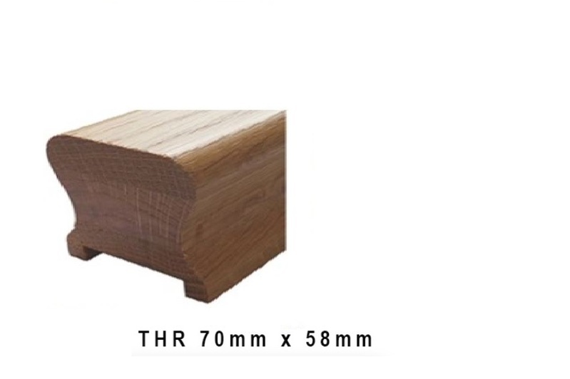 THR Traditional Handrail (70mm x 58mm) 45mm Groove