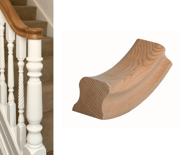 Traditional Handrail Up Ramp