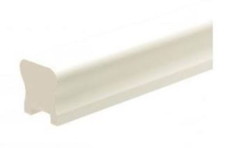 White Primed THR Traditional Handrail - 32mm groove for Spindles