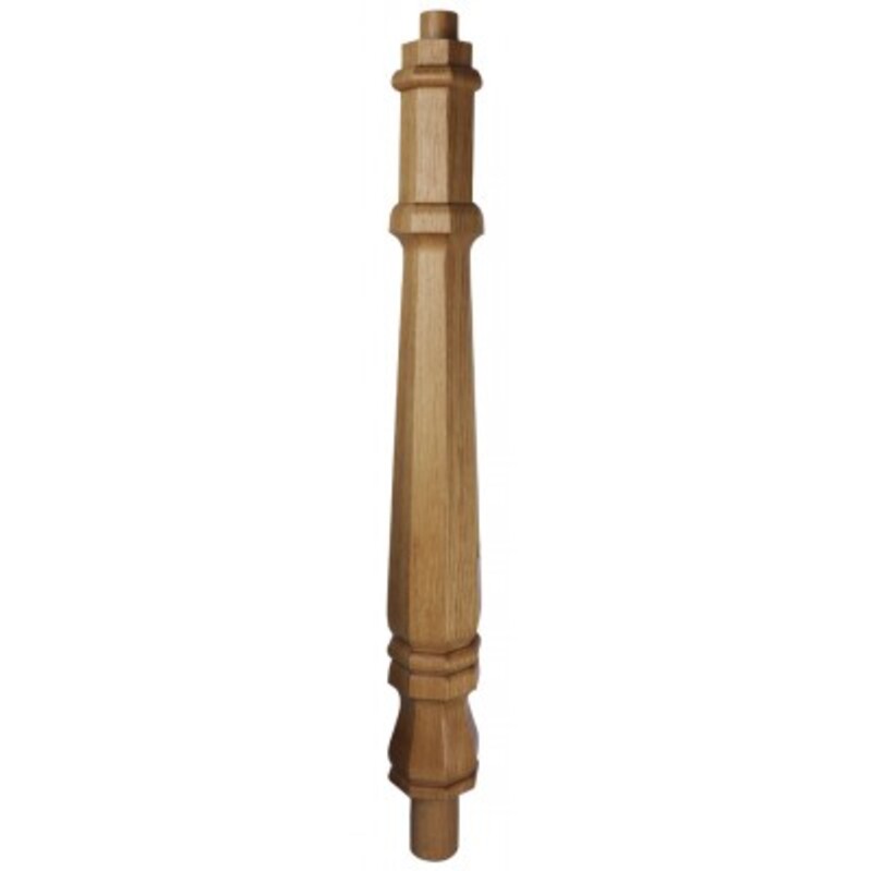 Octagonal Post For Continuous Rail 675mm Long