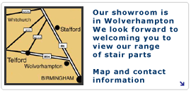 Contact information and directions to visit Midland Stairparts